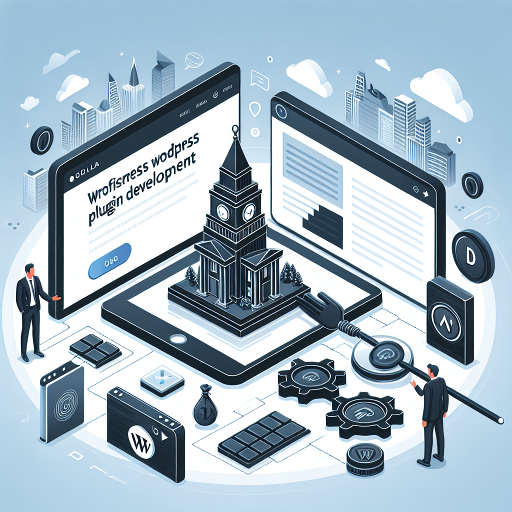 A professional image showing Pluginetics Custom WordPress Plugin Development services in Brazil, IN.